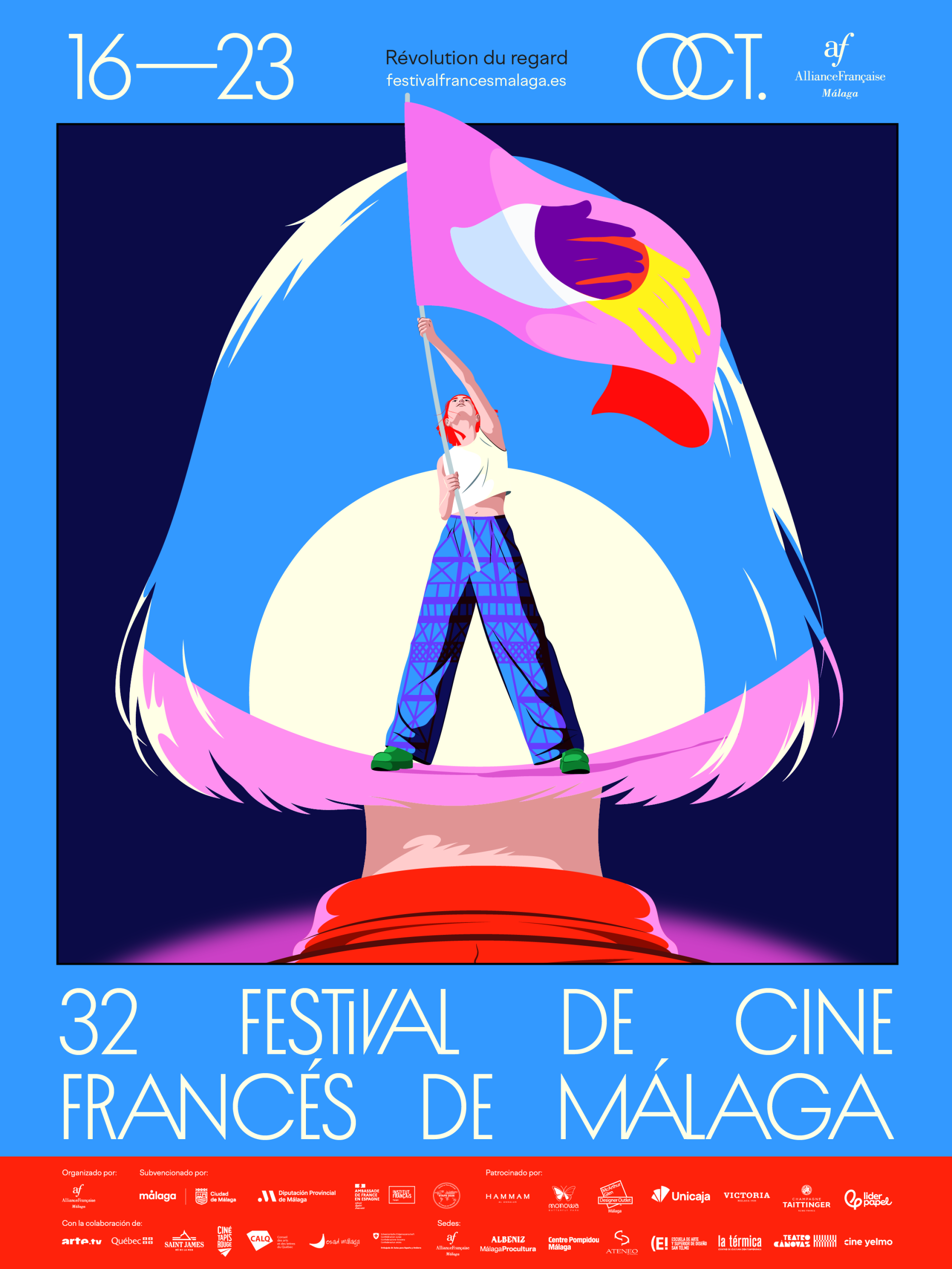 CARTEL - 32 Festival de Cine Francés de Málaga - 16-23 oct 2026